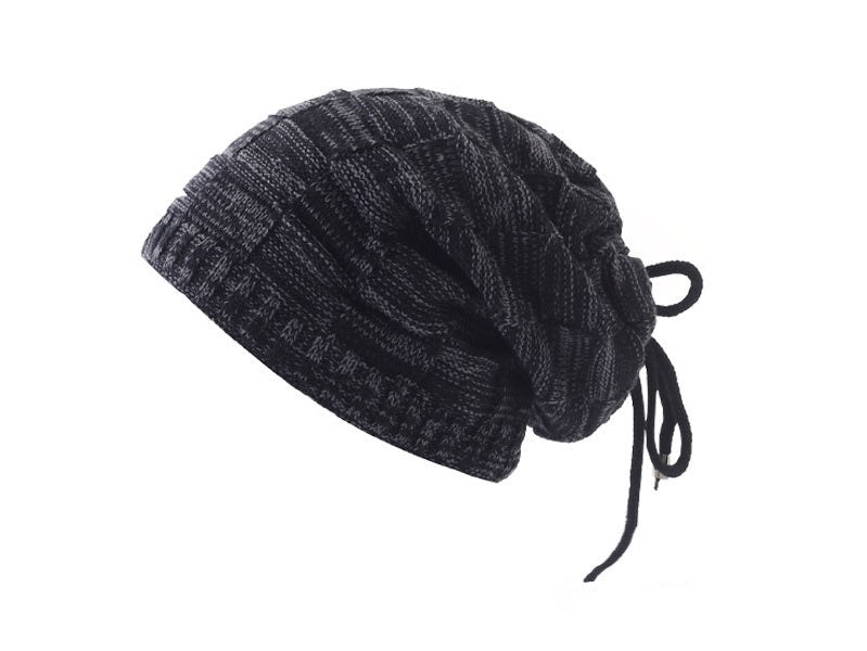 Unisex Warm Winter Knit Ski Two Way Hat Beanie or Neck Warmer