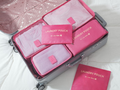 6Pcs Travel Storage Bag Set for Clothes Luggage Packing Cube Organizer Suitcase