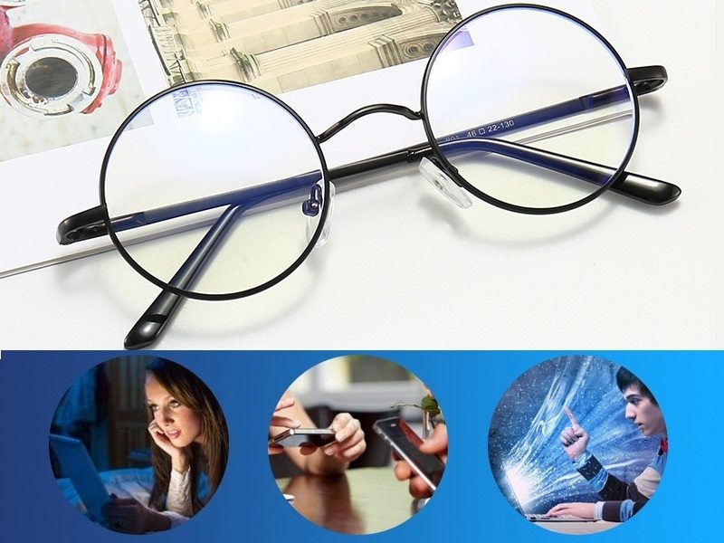 Computer Gaming Glasses Anti Blue Light Blocking Eyeglasses Reading Eyewear