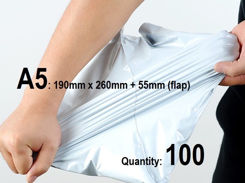 Heavy Duty - 100X A5(190X260) Courier Mail Bags