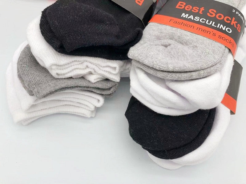 (12 Pairs) Unisex Sport Socks Cushion Socks Ankle Socks