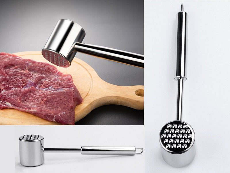 Kitchen Meat Tenderizer Hammer Tool Dual-Sided Nail Meat Mallet Meat Hammer  for Steak Chicken Fish