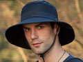 9201-BLACK Sun HatS Wide Brim Bucket Outdoor Fishing Hiking Cap UV Protection