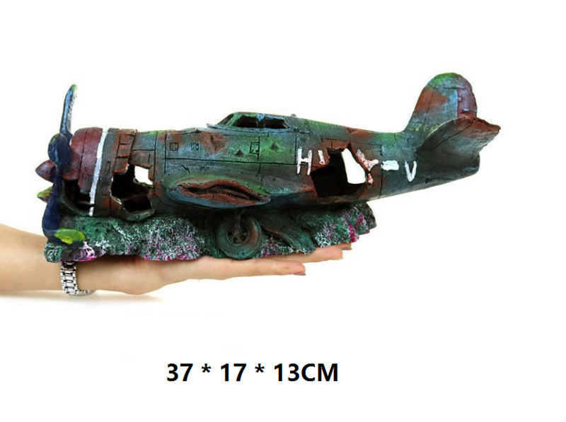 Fish Tank Decoration / Aquarium Ornament, Wreckage,37cm,