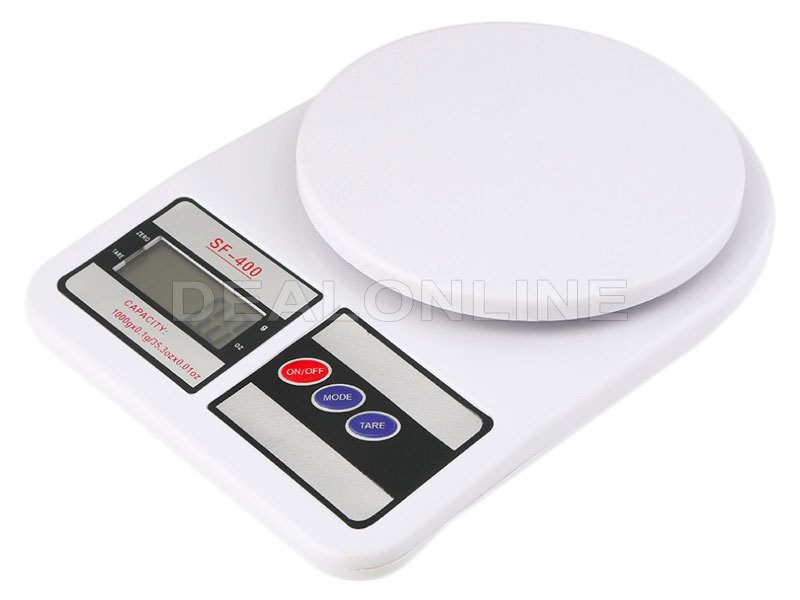 USB Rechargable Digital Kitchen Weighing Scale - 10KG/1G