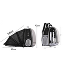 Pet Backpack Carrier Dog Cat Travel Clear Front