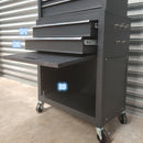 Rolling tool cabinet and chest combo by dealonline.co.nz, with multiple drawers and sturdy wheels for organized workshop storage