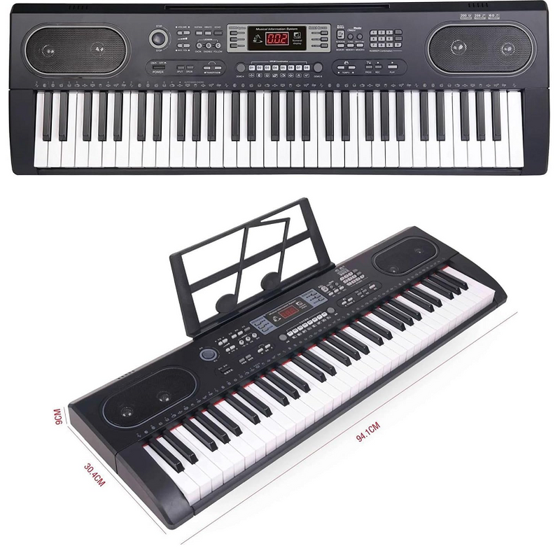 61 Keys Electronic KEYBOARD Piano with Microphone Piano