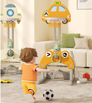 142CM Kids Basketball Hoop Stand Height Adjustable Water Base - White