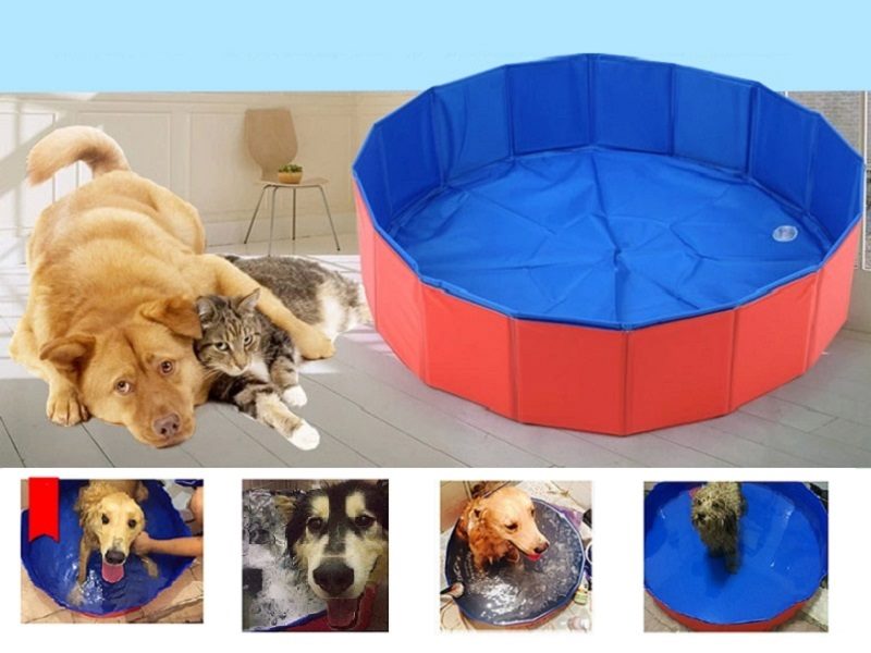 Dog Pool Bath Cat Puppy Pet Home Outdoor Indoor Portable Foldable Durable 80*20