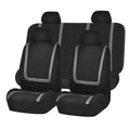 Car Seat Cover 5 Seater Full Set Front Rear Cushion Mat Protecto Polyester Grey