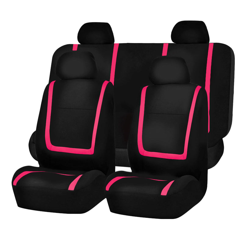 Car Seat Cover 5 Seater Full Set Front Rear Cushion Mat Protecto Polyester