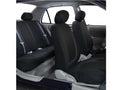 Car Seat Cover 5 Seater Full Set Front Rear Cushion Mat Protecto Polyester BLACK