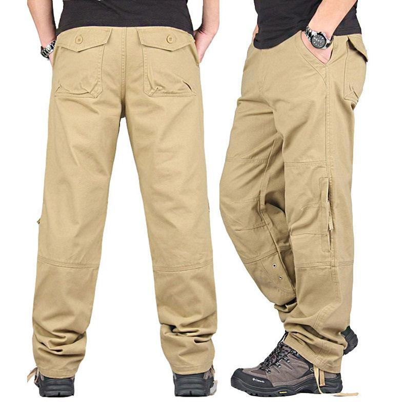 Men Multi-pocket Cargo Pants Size 32-40