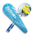 2PCS Badminton Racquet Racket with Zipper Cover Shoulder Bag