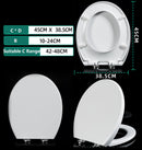 Duroplast Toilet Seat O SHAPE Soft Close