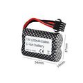 7.4V 1200mAh Li-ion 4P Reverse Rechargeable Battery for RC Car