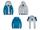 Fleece Lining Thermal Hood Jacket Size