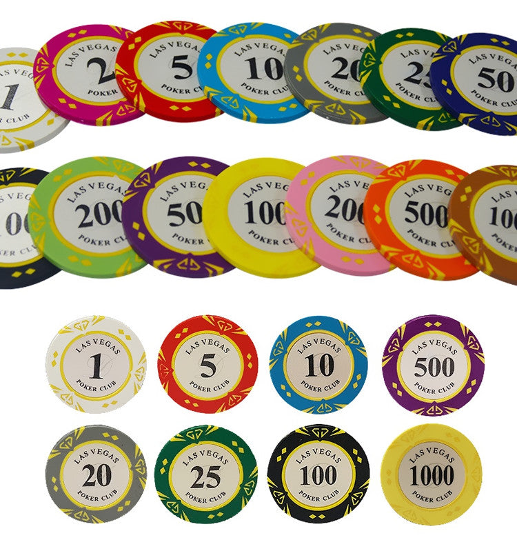 14g 25pcs Poker Chips Tokens Poker Chips Jeton Casino Jeton Poker Set Las Vegas