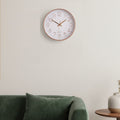 30CM Fashion Wall Clock  GOLD/WHITE