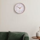 30CM Fashion Wall Clock  GOLD/WHITE