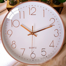 30CM Fashion Wall Clock  GOLD/WHITE