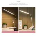 USB Rechargeable LED Desk Table Touch Lamp Adjustable Clip Reading Light