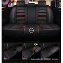 Car Seat Cover Faux Leather Cushion 5 Seater Full Set Front & Rear