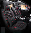 Car Seat Cover Faux Leather Cushion 5 Seater Full Set Front & Rear + Pillows