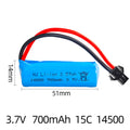 3.7V 700mAh Li-ion Rechargeable Battery for RC Car