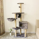 152CM Cat Tree House Scratching Post Condo - GREY