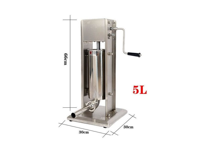 5L Sausage Stuffer Stainless Steel Sausage Maker Machine