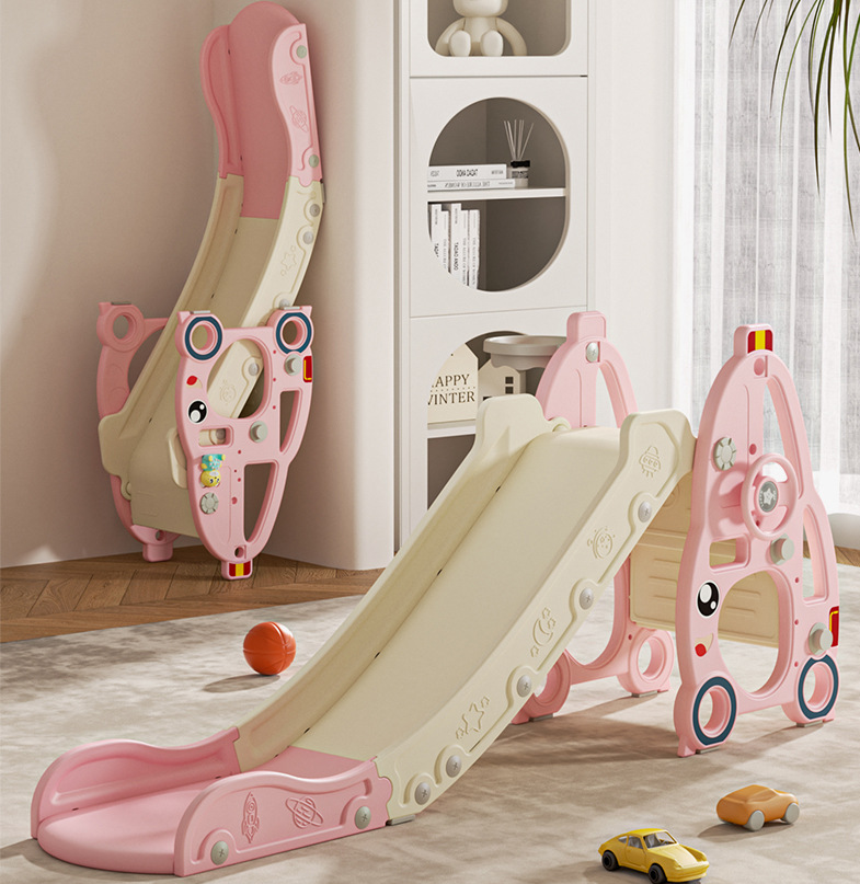 Kids Slide with Basket Ball