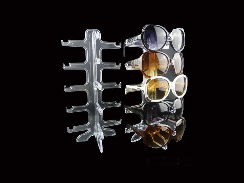 Display Unit Stand 5 Pairs Sunglasses Acrylic Glasses Retail Shop Holder