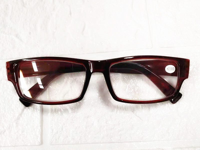 Reading Glasses Readers Rectangular Business Plastic Frame Unisex 1.5