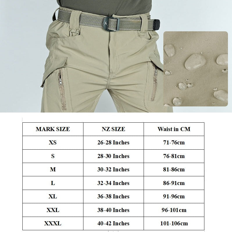 Men's Tactical Shorts Water Resistant Flex Ripstop Cargo Lightweight Hiking