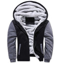 Fleece Lining Thermal Hood Jacket Up to 5xl