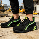 Steel Toe Summer Work Shoes Anti Piercing Lightweight Sneakers Hiking Shoes