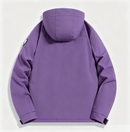 Thickened Lined Heated Jacket Waterproof Purple