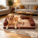 100 x 80cm M Pet Sofa Bed with L-Shaped Cushioned Support