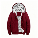 Fleece Lining Thermal Hood Jacket Size 4-5xl