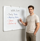 Whiteboard Magnetic Double Sides 87X57CM