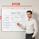 Whiteboard Magnetic Double Sides 87X57CM