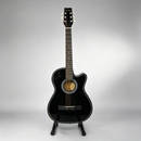 BLACK 38" Wooden Acoustic Guitar