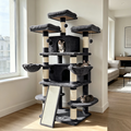 Tall 172cm Deal Online NZ cat tree with scratching post, cozy condo, and multiple platforms for cats to climb and relax.