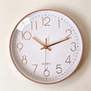 30CM Fashion Wall Clock  GOLD/WHITE