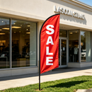 ‘SALE’ 3.4M Commercial Feather Banner Flag ONLY