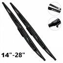 Dealonlinenz framed windscreen wiper blades bracket style for 14-28 inch J hook, suitable for car window wipers.