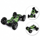 Dealonlinenz RC Stunt Car Transformer 4WD in vibrant colors, showcasing its sleek design and ability to perform stunts.