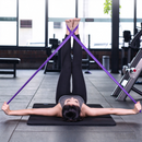 Sport Resistance Band Exercise Rubber Yoga Elastic Fitness Band Workout 1.5M